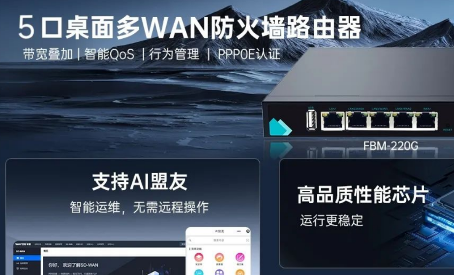 维盟FBM-220G ： 精准管控+智能流控